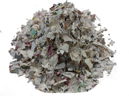 shredded stamps