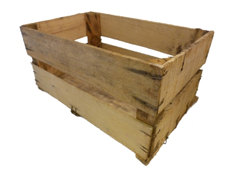 wooden fruit crate